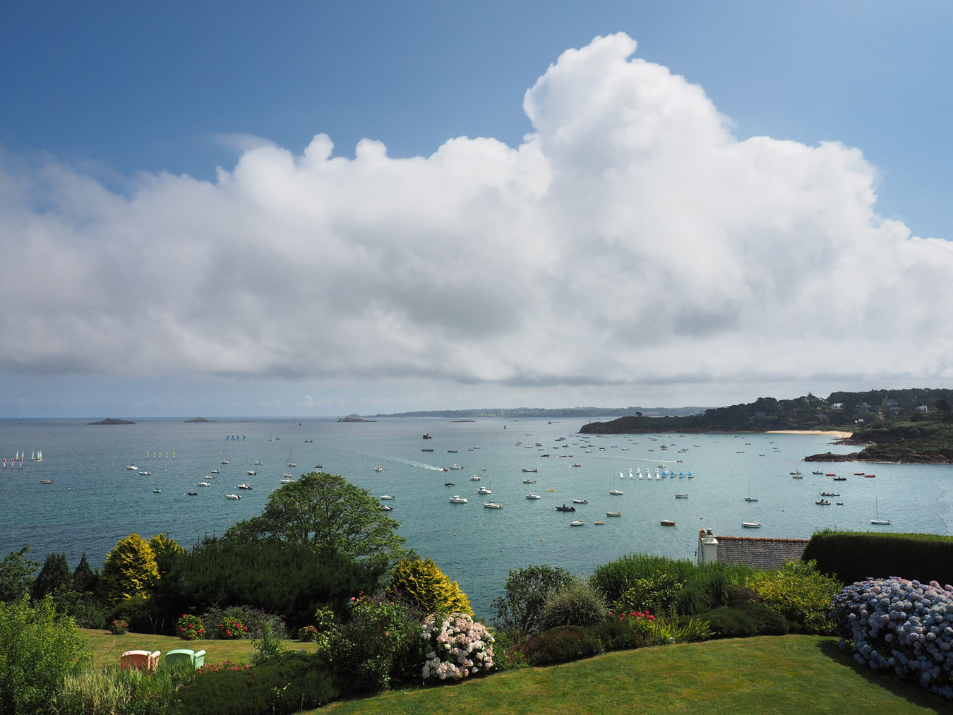 Vue sur la bais de Morlaix depuis l'Hôtel de Carantec - Restaurant Nicolas Carro